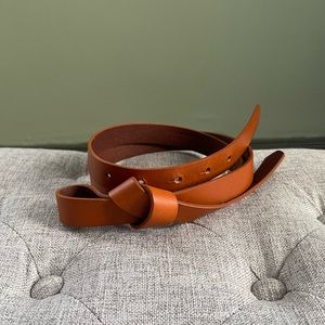 Anthropologie Austin knotted belt in chocolate, size M